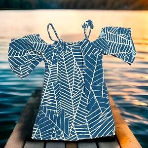 Manuhealii Short Dress Open Shoulder Womens Large